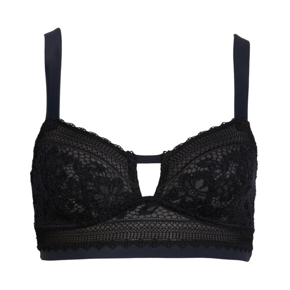 Free People Other - Free People | Black Annabelle Lace Cutout Bralette